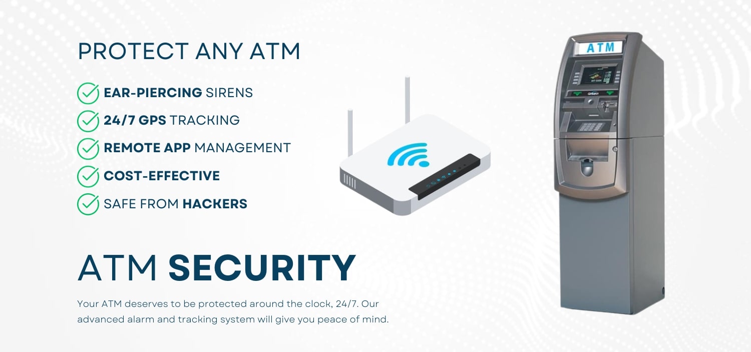 ATM Alarm with ATM GPS and ATM Security System